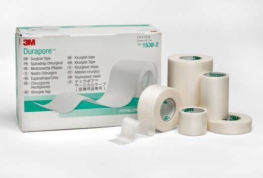 3M 1538-0 TAPE DURAPORE .5"X10YD 1 Each