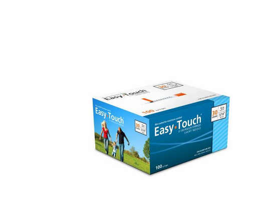 EasyTouch U-100 .5 cc, 30G X 5/16", 100/Box