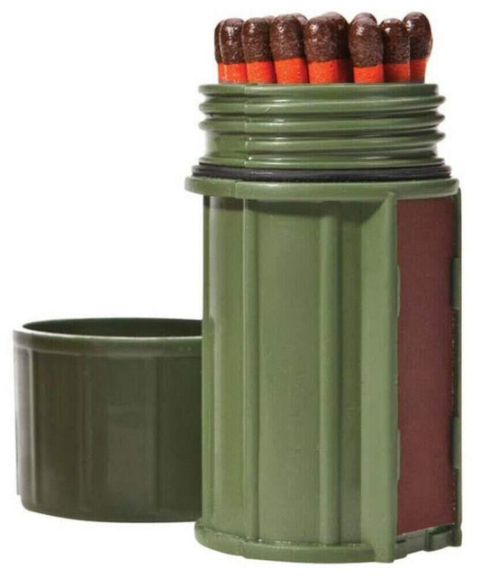 New UCO Stormproof Match Kit Green MT-SM-CONT DKGRN