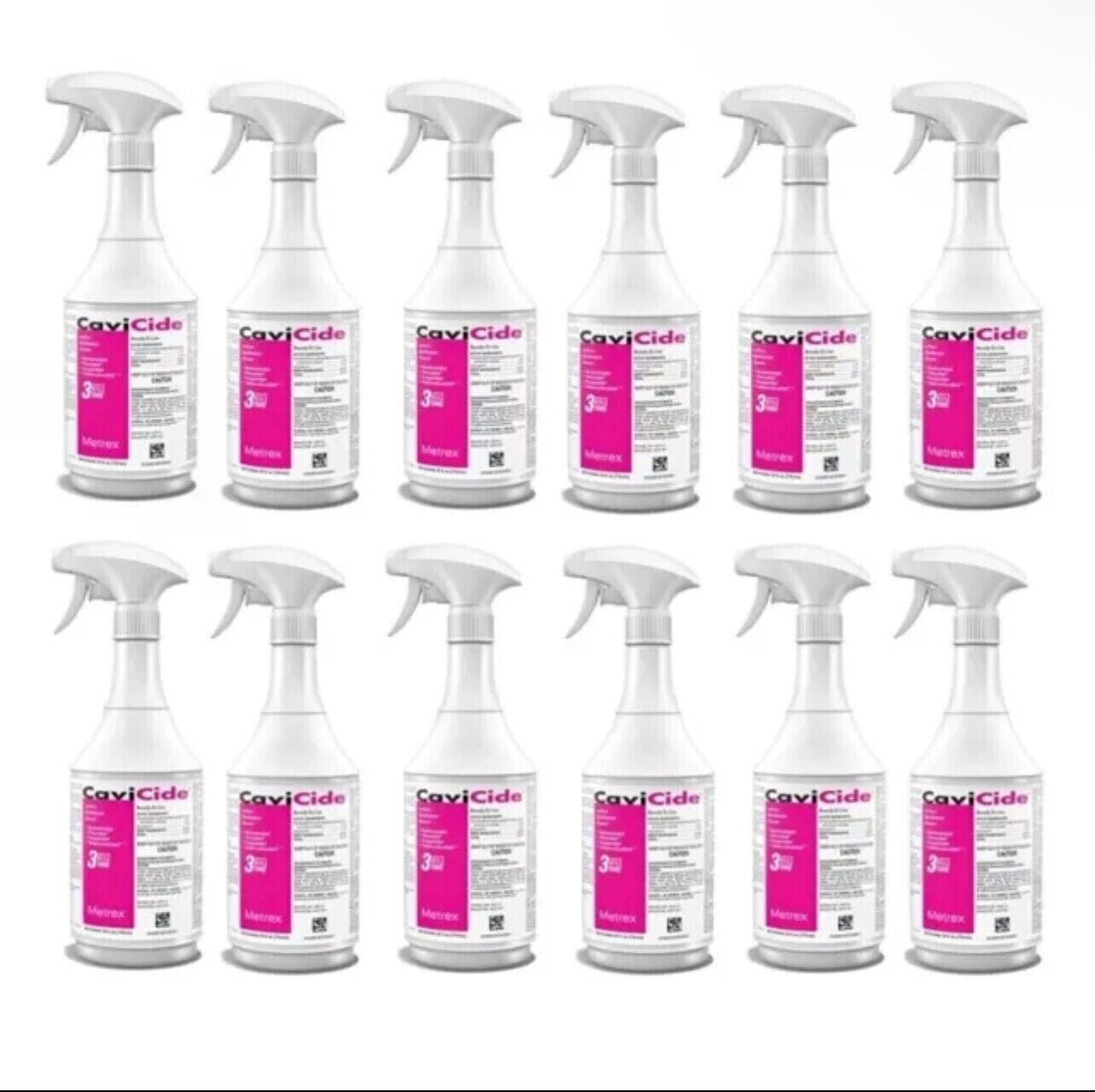 12x Metrex CaviCide 13-1024 Disinfectant Surface Cleaner Spray 24-Oz