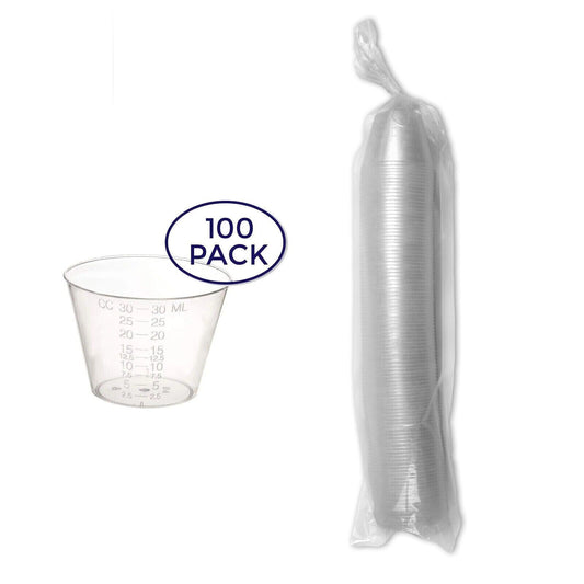 Dynarex 4252 Standard Medicine Cup, 1 Oz., Made with Translucent Plastic, 100/pk
