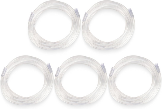 5PK Oxygen Tubing Long Tube Hose Global Crush & Kink Resistant 50FT Clear 5PACK