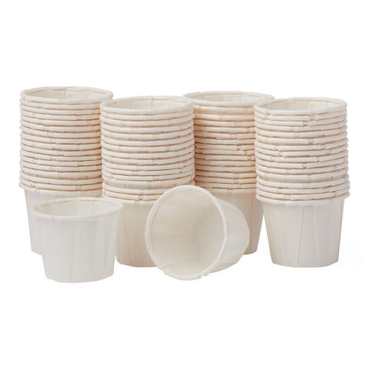 Disposable Paper Souffle Cup, 3/4 oz, 250/Sleeve