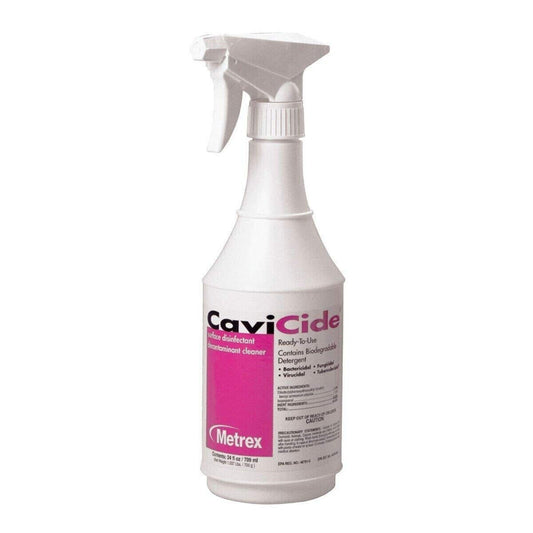 Metrex 13-1024 CaviCide Surface Disinfectant Decontaminant Cleaner, 24 oz, White