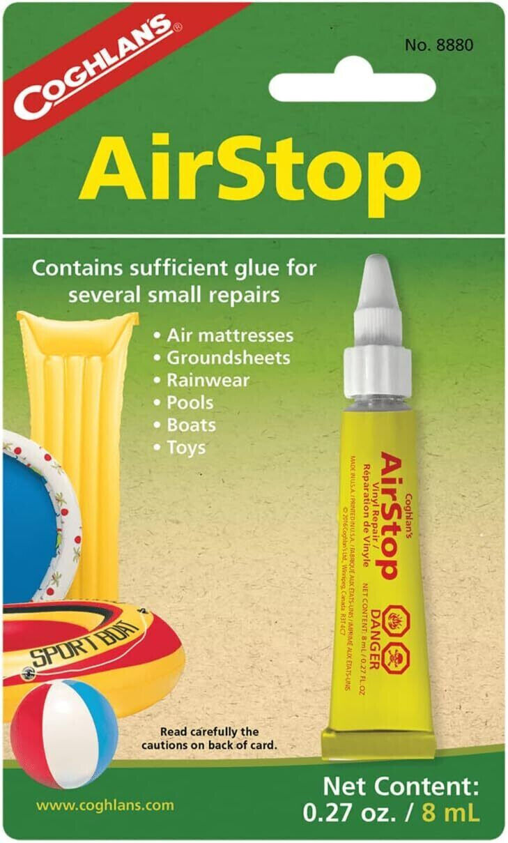 Coghlan's 8880 Airstop Sealant, 0.27-Ounce/ 8 ml