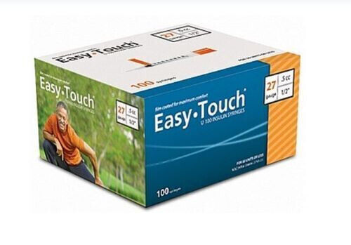 EasyTouch U-100 .5 cc 27G X 1/2", 100/Box