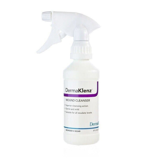 2 Bottle, DermaKlenz Wound Cleanser 8 oz. Spray Bottle 00249