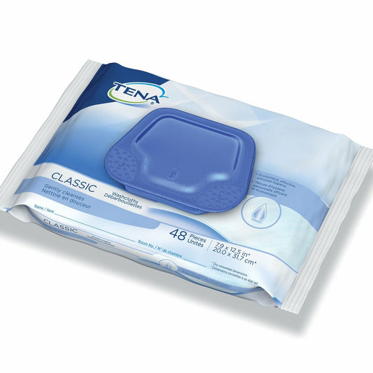 TENA 65724 Personal Cleansing Wipe 7-9/10 x 12.5"