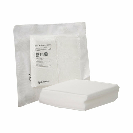 Coloplast Bath Wipe or Washcloth 7-9/10 x 7-9/10" 7055 1 Pack 30 Wipes