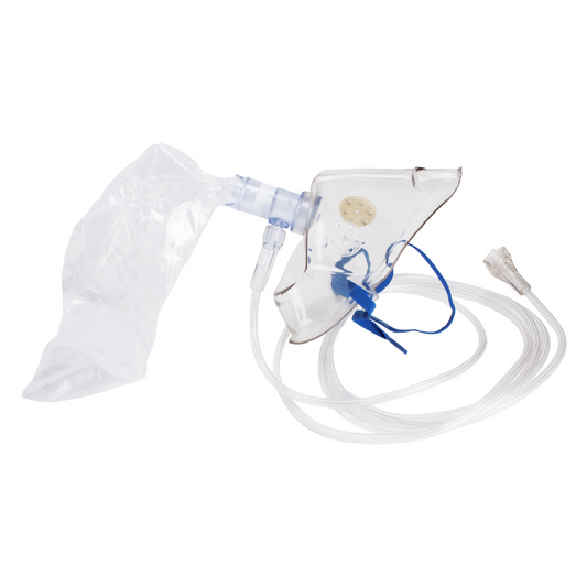 Non-Rebreathing O2 Mask Adult w/ Safety Vent 7' Tubing