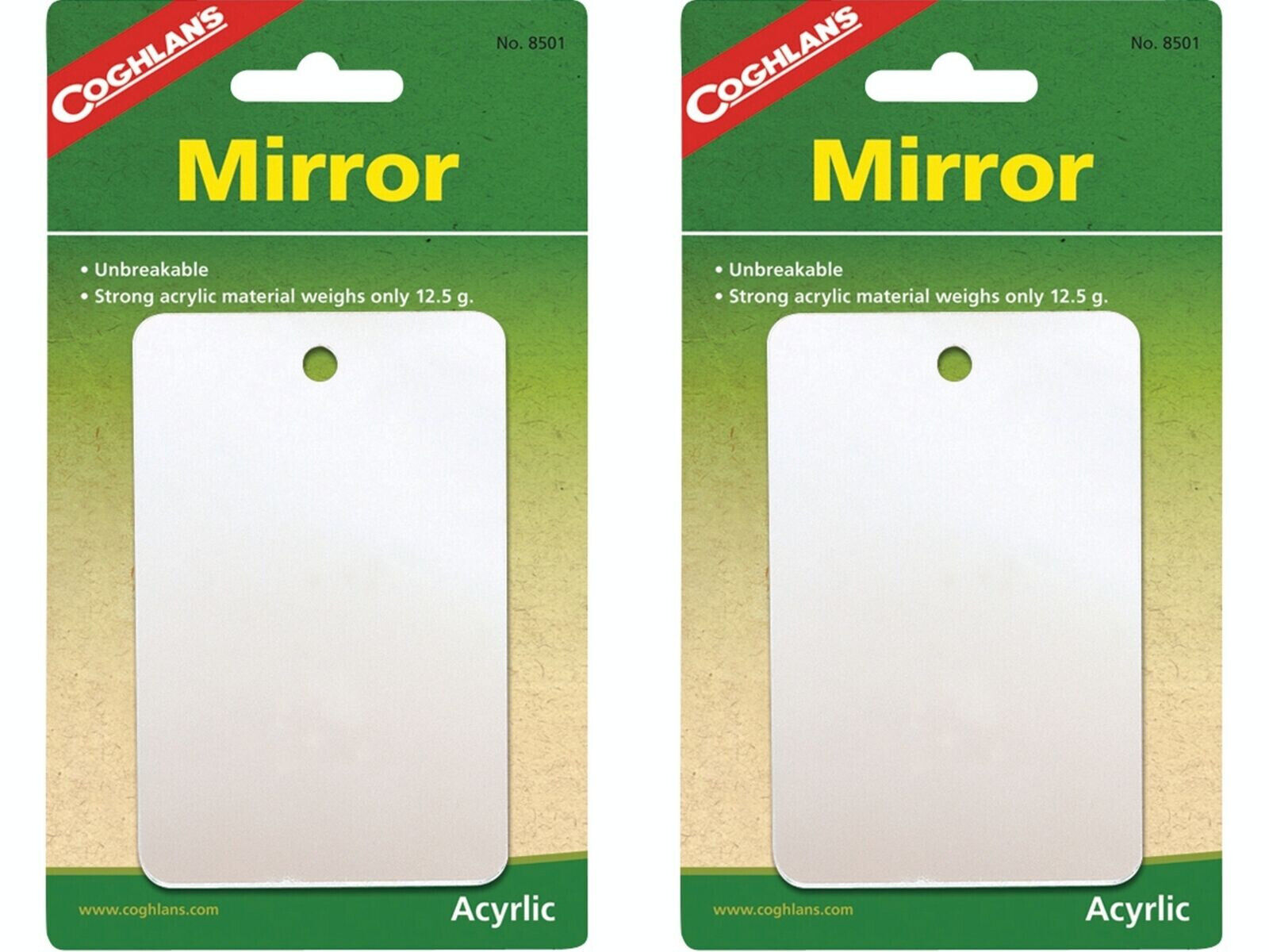 Coghlan's Featherweight Mirror Survival Camp Strong Unbreakable Signal (2-Pack)