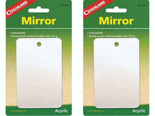 Coghlan's Featherweight Mirror Survival Camp Strong Unbreakable Signal (2-Pack)