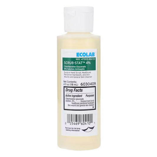 Ecolab Scrub-Stat 6030409 Surgical Hand Scrub 4 Ounce, 1 Each, EXP: 2025/11