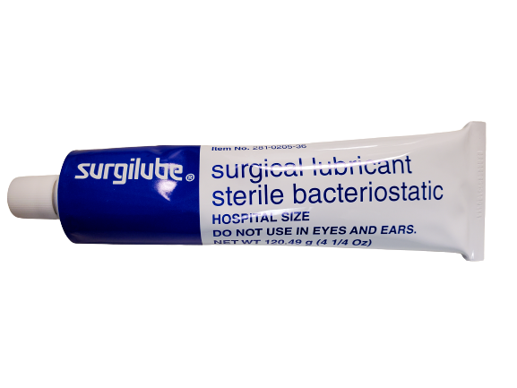 2 Pack Surgilube Lubricating Jelly Lube Sterile Tube Screw Top Tube 4.25oz