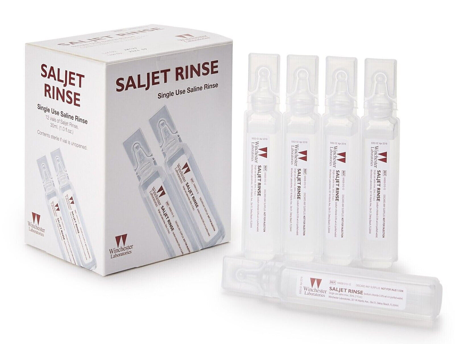 Irrigation Soln Saljet® 0.9% NaCl.  Not for Injection. Unit Dose 30ml, 48 vials