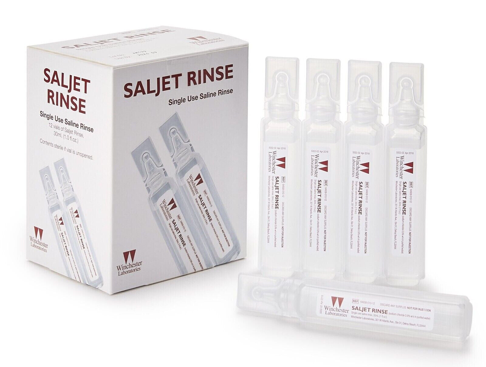 Irrigation Soln Saljet® 0.9% NaCl.  Not for Injection. Unit Dose 30ml, 48 vials