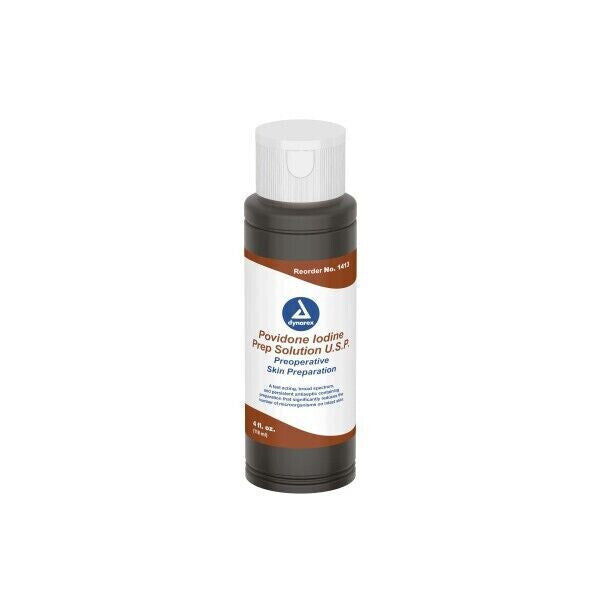 Dynarex Povidone-Iodine Prep Solution 4 fl. oz 1413