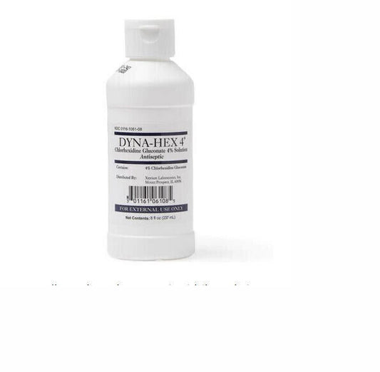 McK Dyna-Hex 4% CHG (Chlorhexidine Gluconate) Surgical Scrub Bottle 4 oz