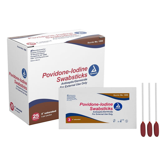 Dynarex Impregnated Swabstick NonSterile 1202 25 Box(s)