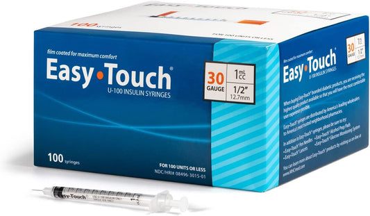 EasyTouch U-100 1 cc, 30G X 1/2", 100/Box