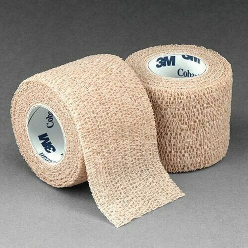 3M Coban Self-Adherent Wrap, Lightweight, 2'' x 5 yds, Tan -8 PACK