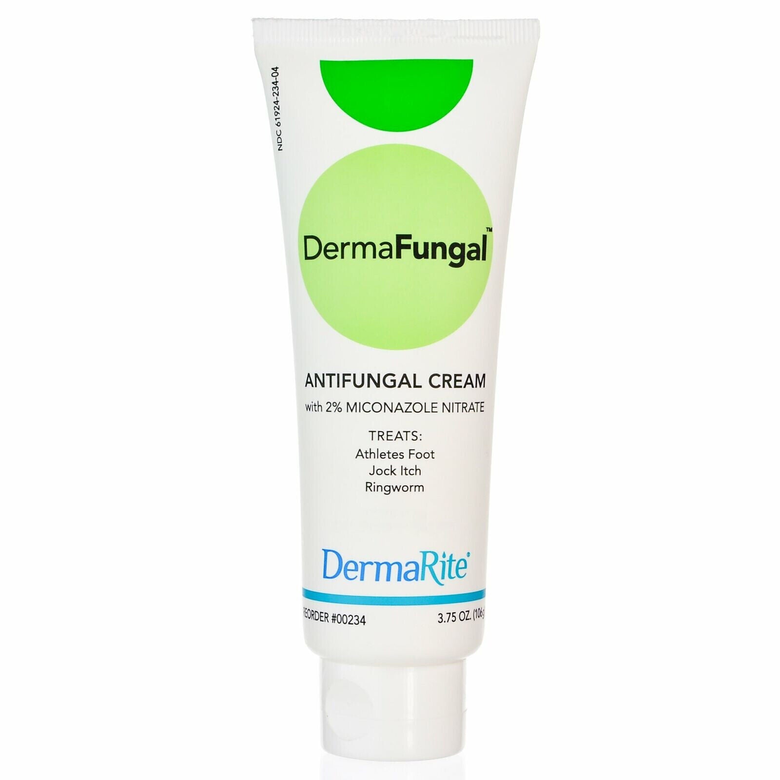 DermaFungal 2% Miconazole Nitrate Cream Antifungal 3.75 oz. Tube